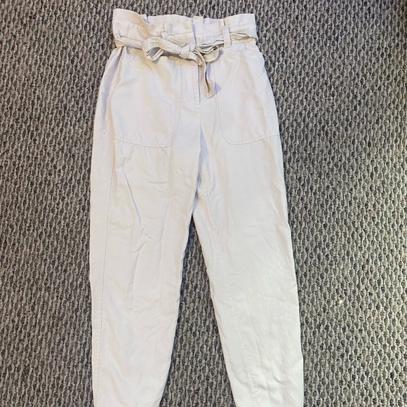 Express High Rise Ankle Crop Size 4 Work Pants - Picture 5 of 6